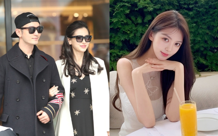 Huỳnh Hiểu Minh và Angelababy cùng bé Tiểu Hải Miên