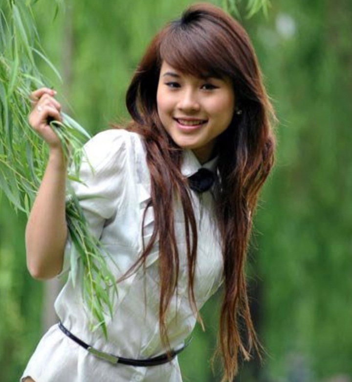 Diễm Hằng thời đóng Nhật ký Vàng Anh