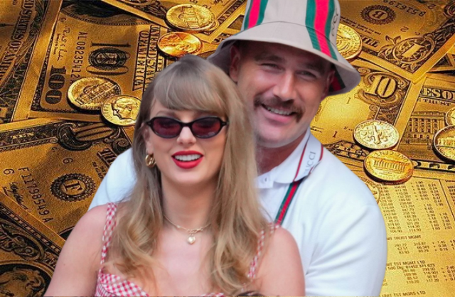 So sánh tài sản Taylor Swift và Travis Kelce