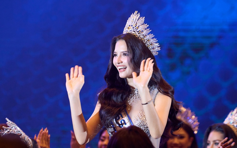 Hình ảnh họp báo công bố Miss Cosmo 2025