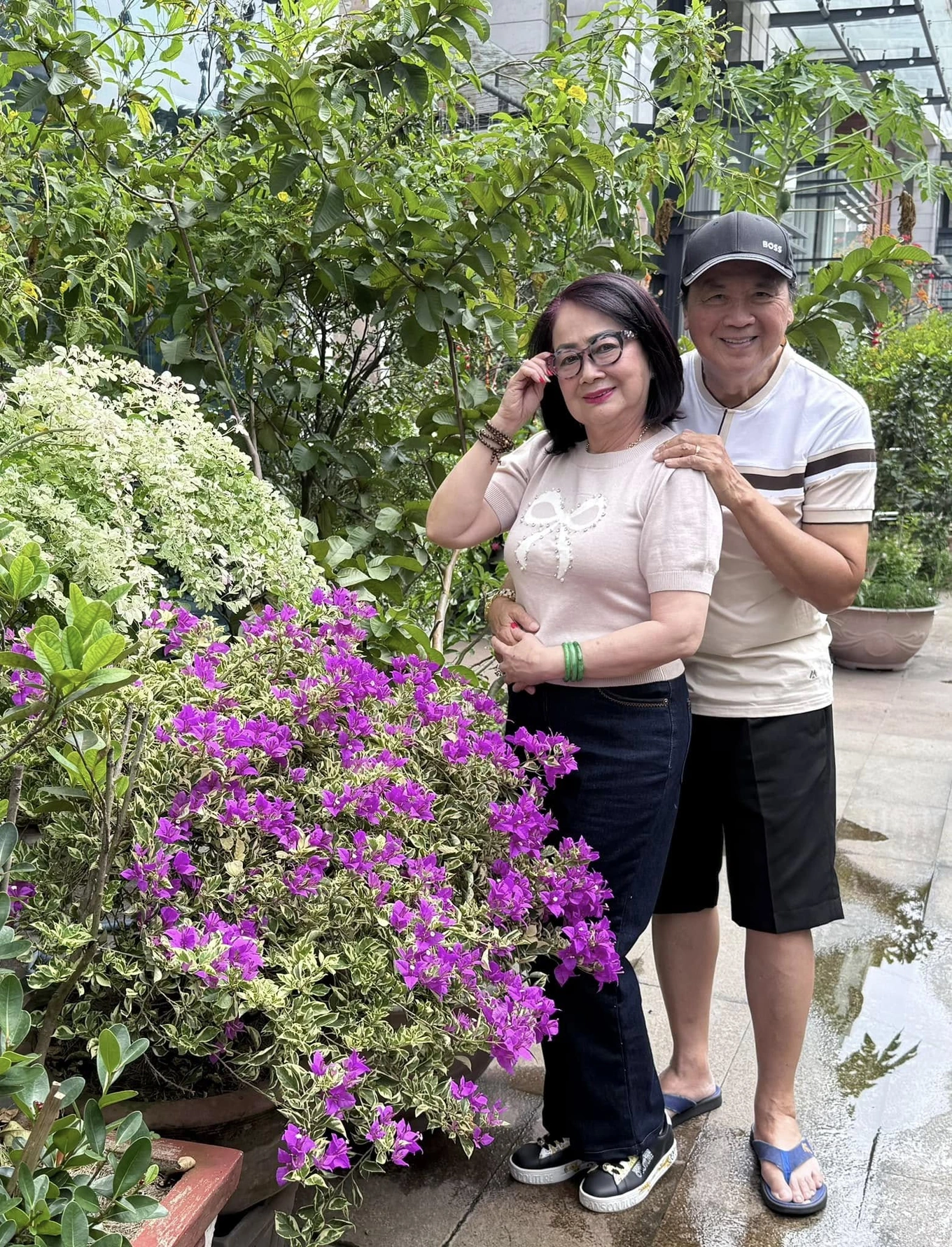 Vợ chồng NSƯT Bảo Quốc
