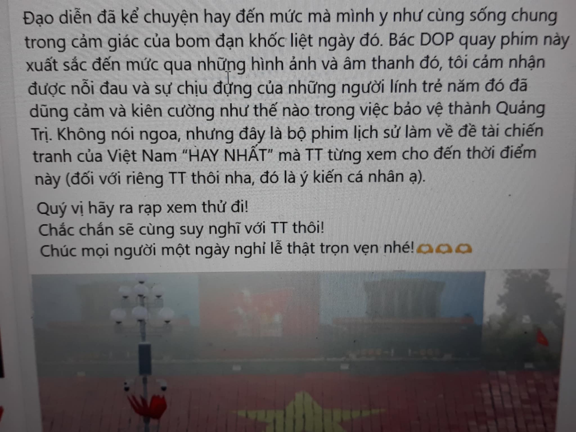 Trấn Thành đã sửa lại thành 'chiến tranh của Việt Nam'