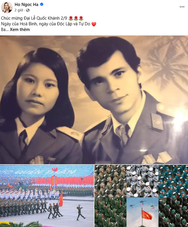 Bài đăng mới nhất của Hồ Ngọc Hà trưa 2/9