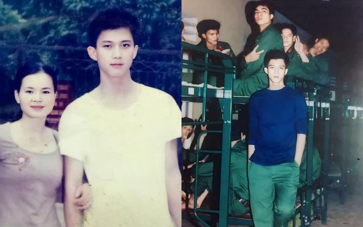 Ảnh cũ của Hà Việt Dũng thời trai trẻ Vóc dáng và visual long lanh của Hà Việt Dũng khi còn trẻ