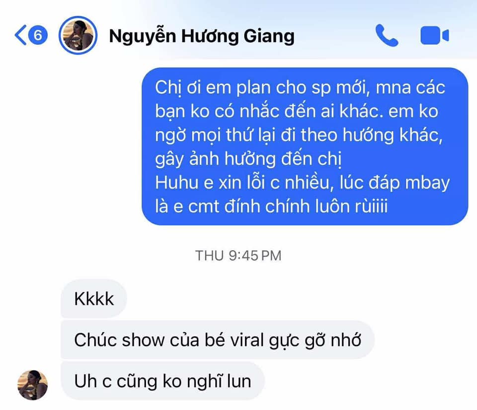 Tin nhắn xin lỗi giữa hai hoa hậu