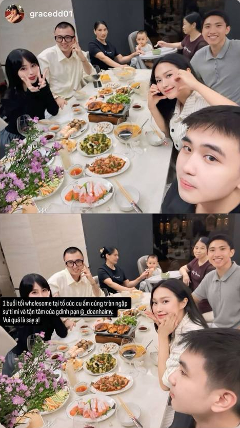 Mẹ chồng bên bàn tiệc