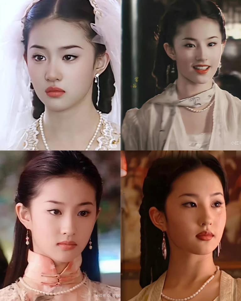 Lưu Diệc Phi với thần thái ngậm ngọc trong miệng Chân dung Lưu Diệc Phi toát lên vẻ phú quý trời ban