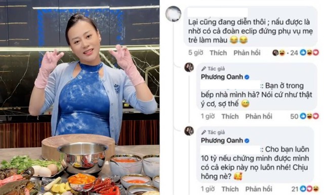 Phương Oanh khẳng định không dàn dựng clip