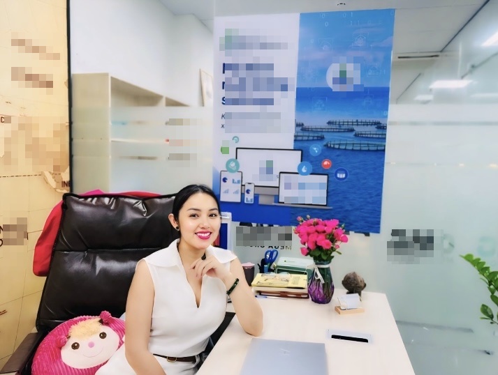 Amy Lê Anh tại công ty mới