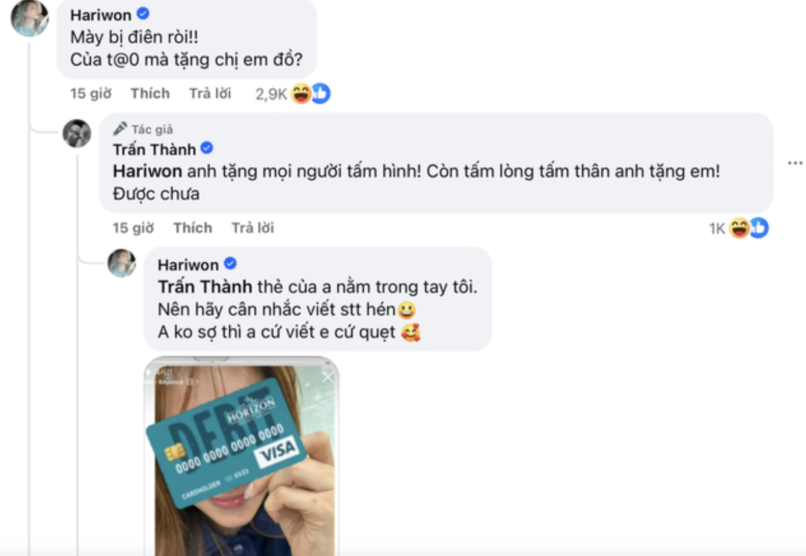 Trước đó ít ngày, cả hai vẫn vui vẻ tương tác trên MXH