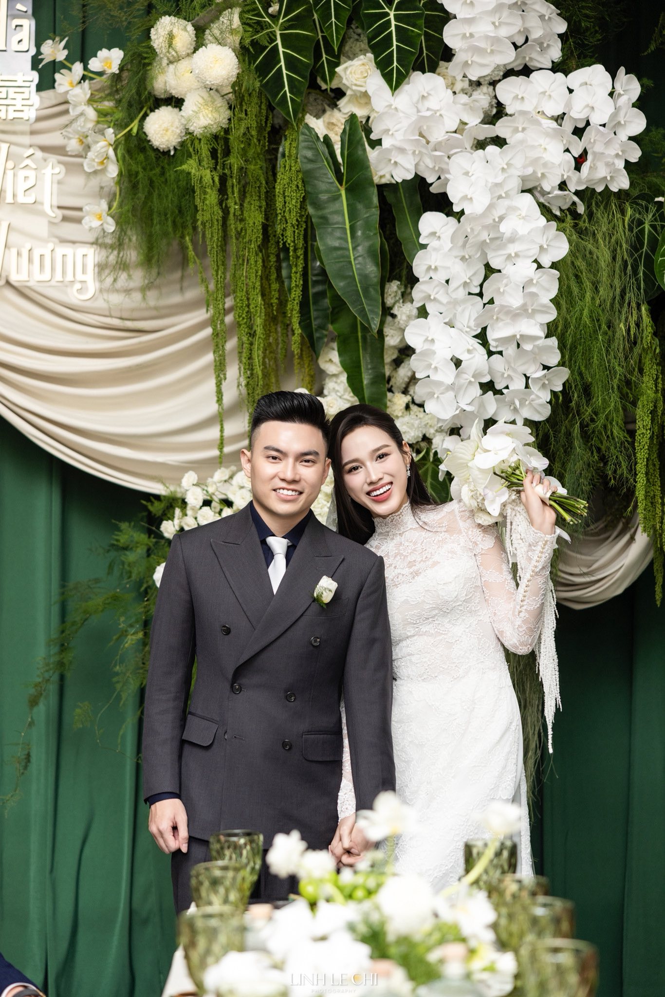 Buổi tiệc mừng sau lễ cưới chính thức tại Hà Nội