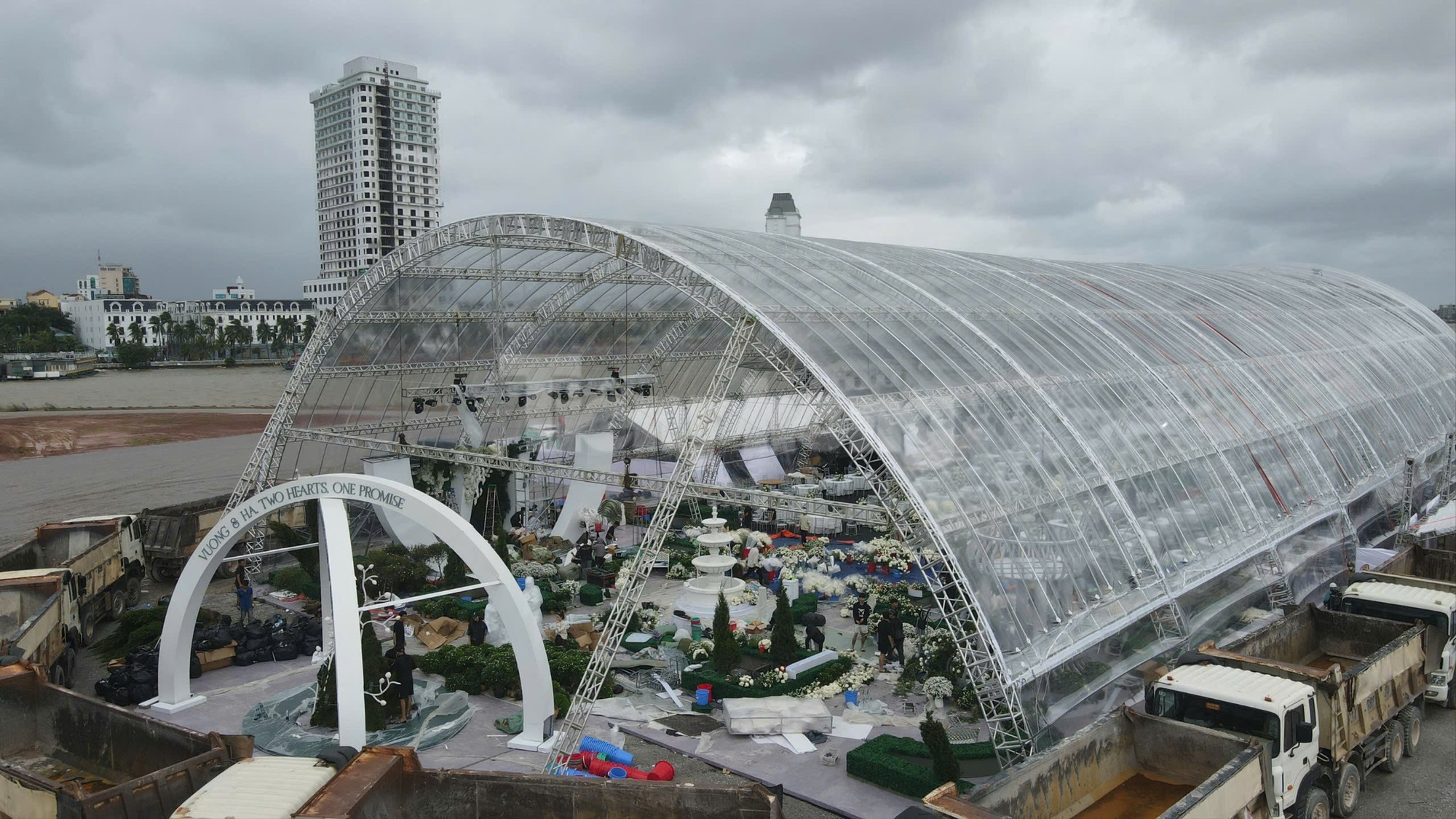 Không gian tiệc cưới Đỗ Thị Hà