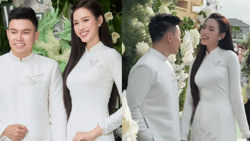 Đám hỏi Hoa hậu Đỗ Hà và chồng thiếu gia