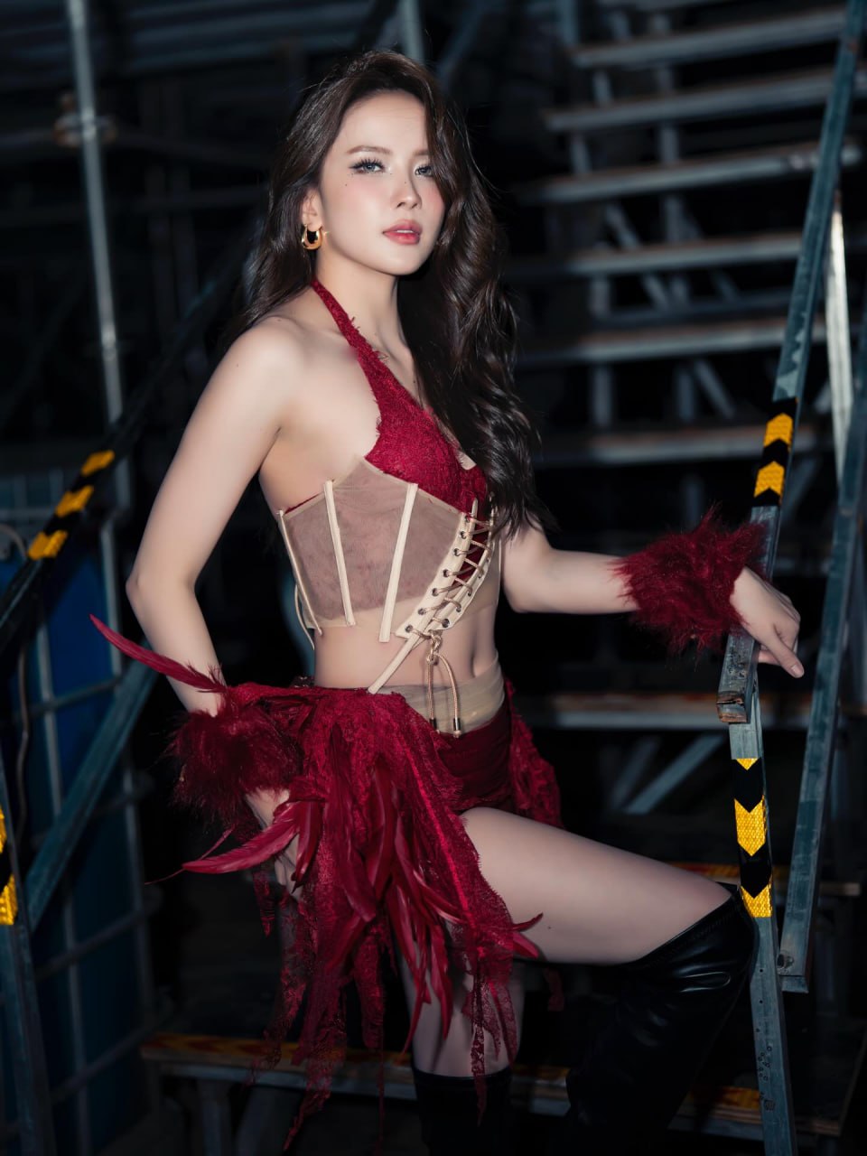 Phong cách quyến rũ của nữ ca sĩ