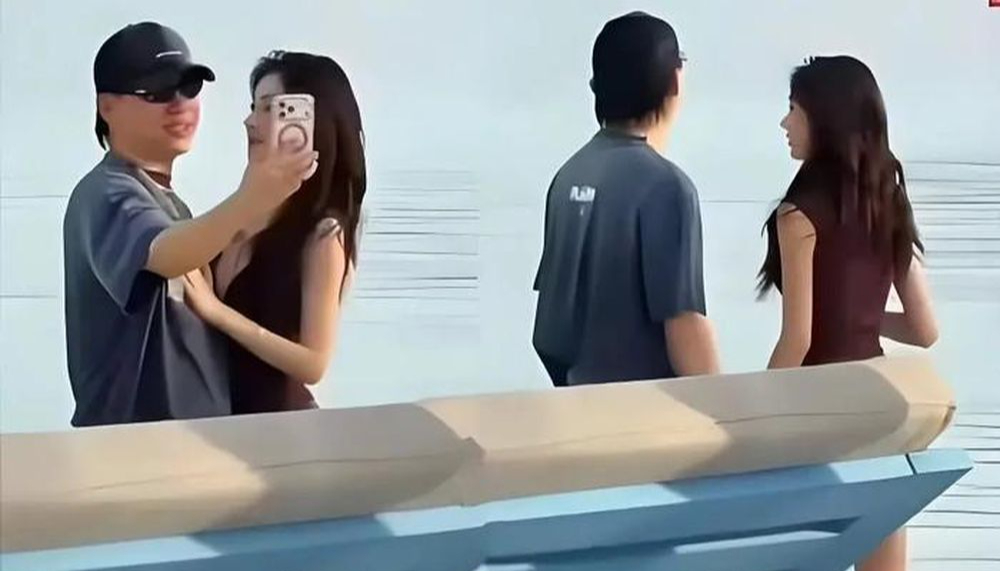 Huỷ loạt show của ca sĩ - rapper H., các nhãn hàng tạm dừng hợp tác- Ảnh 2. Hình ảnh Hồ Ngạn Bân và Dịch Mộng Linh tại Maldives