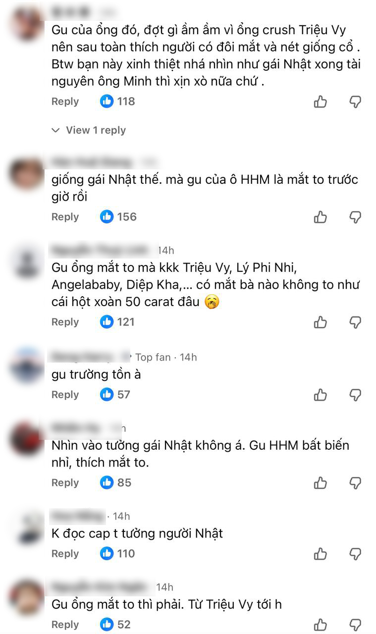 Mỹ nhân đang viral khắp Trung Quốc vì mắt to như 'hột xoàn 50 carat'- Ảnh 4. Gu thẩm mỹ bất biến của Huỳnh Hiểu Minh