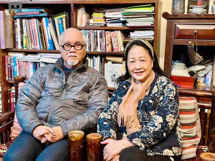 NSND Như Quỳnh cùng ông xã NSND Như Quỳnh và chồng