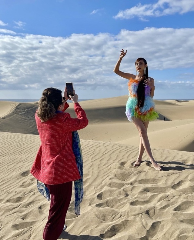 Thuỳ Tiên và bà Teresa xưng hô với nhau là con - mami