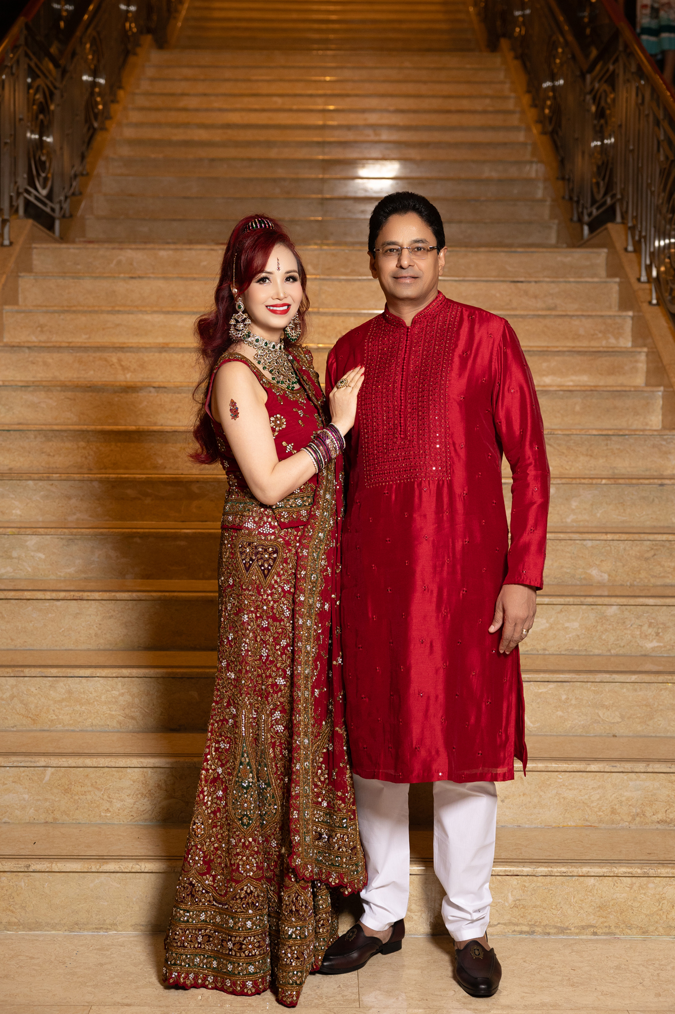 Gia đình nhỏ trong lễ hội