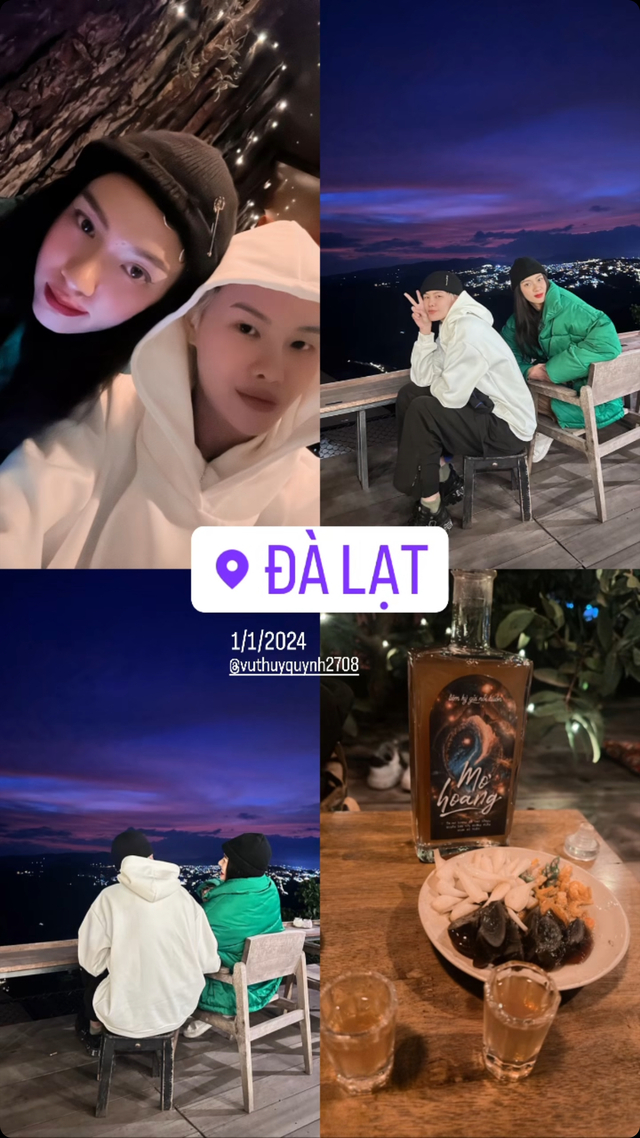 Vũ Thuý Quỳnh và Hà Kino từng đón năm mới cùng nhau ở Đà Lạt Vũ Thuý Quỳnh và Hà Kino đón năm mới cùng nhau