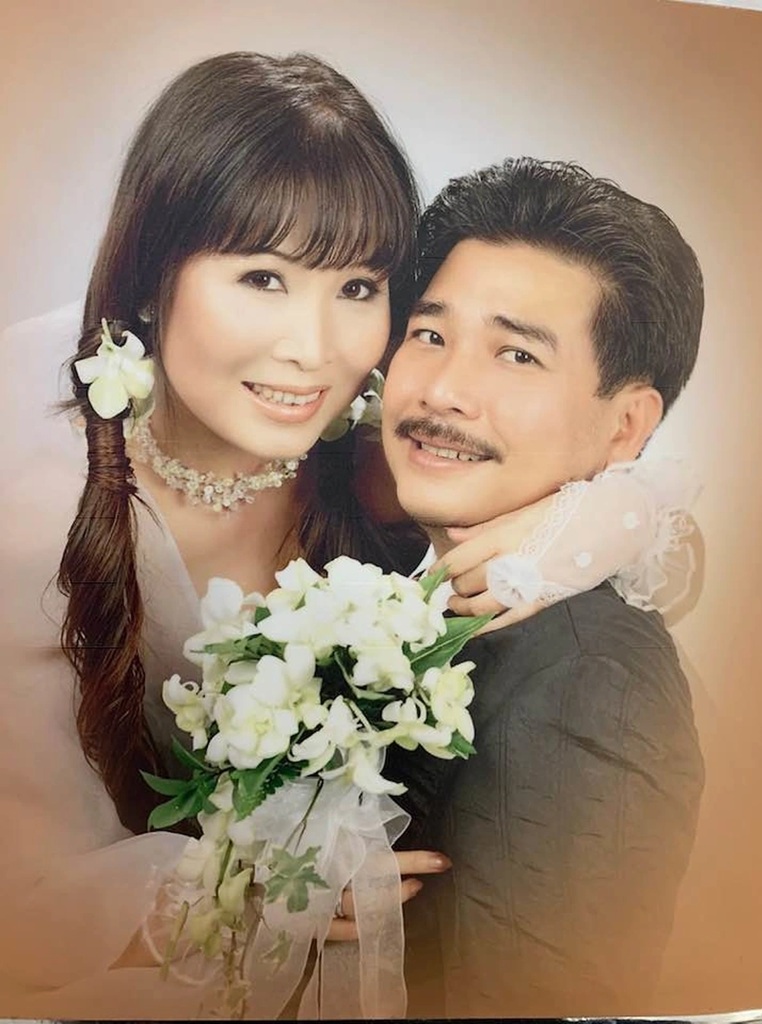 NSND Hồng Vân cùng ông xã Lê Tuấn Anh