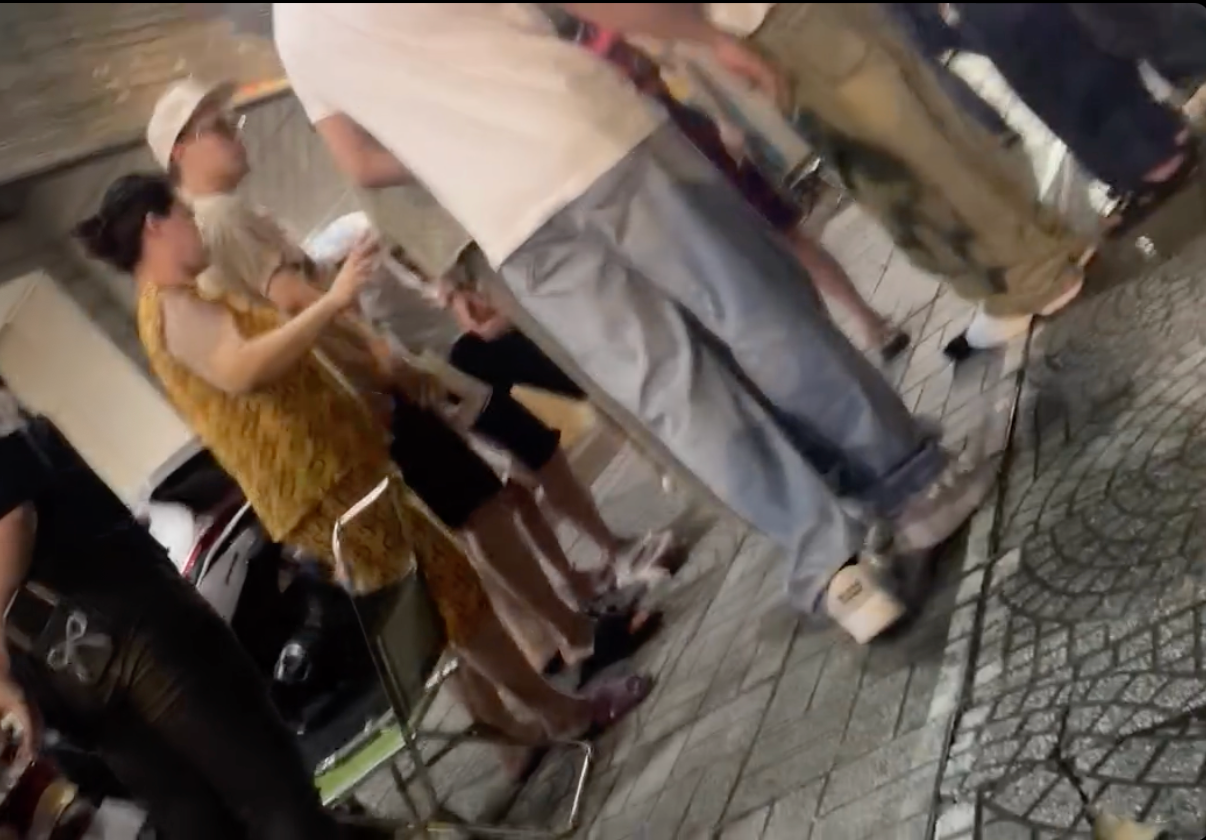 Hình ảnh hỗn loạn giữa Diệp Lâm Anh và chồng cũ