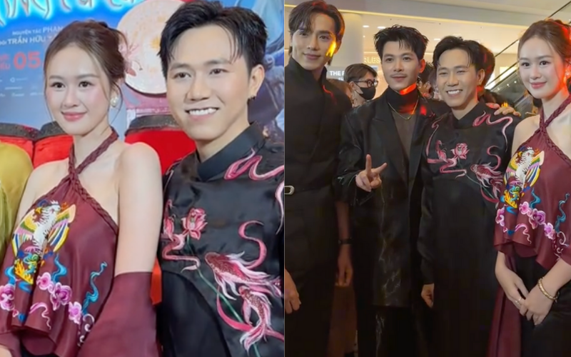 Gương mặt nam diễn viên thon gọn, trẻ trung hơn thời còn độc thân.