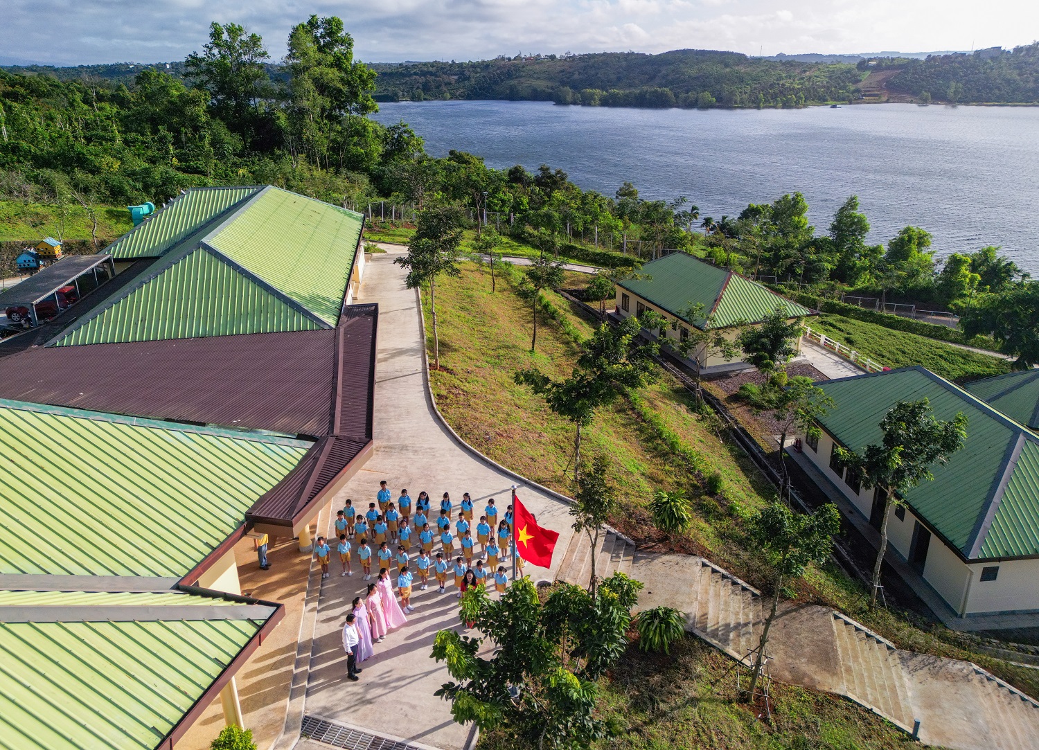 Không gian lớp học tại Trường Tiểu học Hiểu về trái tim