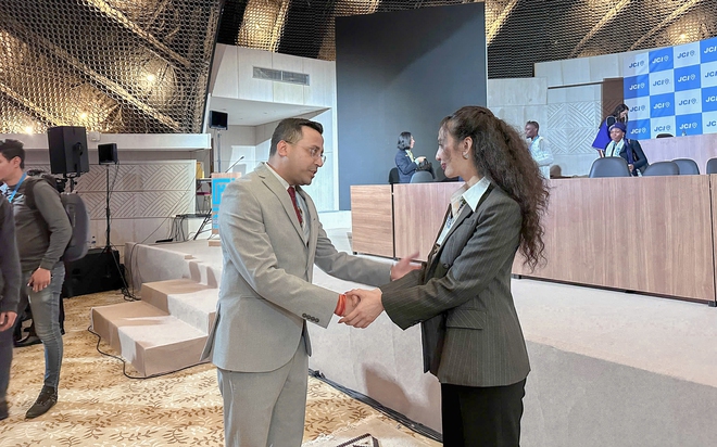 Hoa hậu Ngọc Diễm tại lễ trao giải NEXT Awards 2025