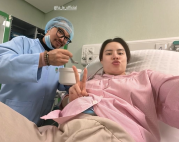 Gia Linh nhập viện chuẩn bị sinh con